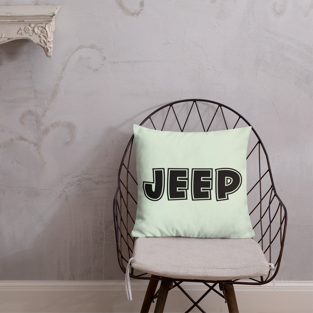 Coussin The Jeep of my life "Haut de Gamme"