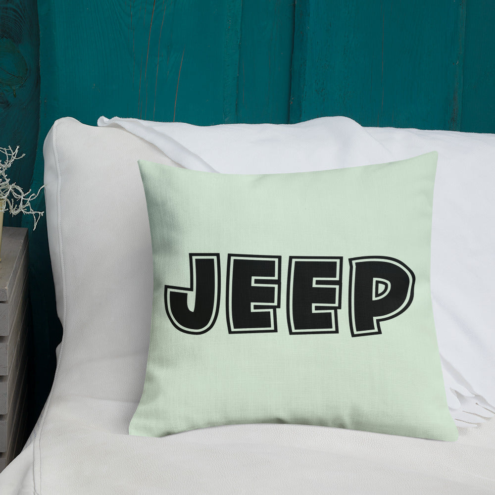 Coussin The Jeep of my life "Haut de Gamme"