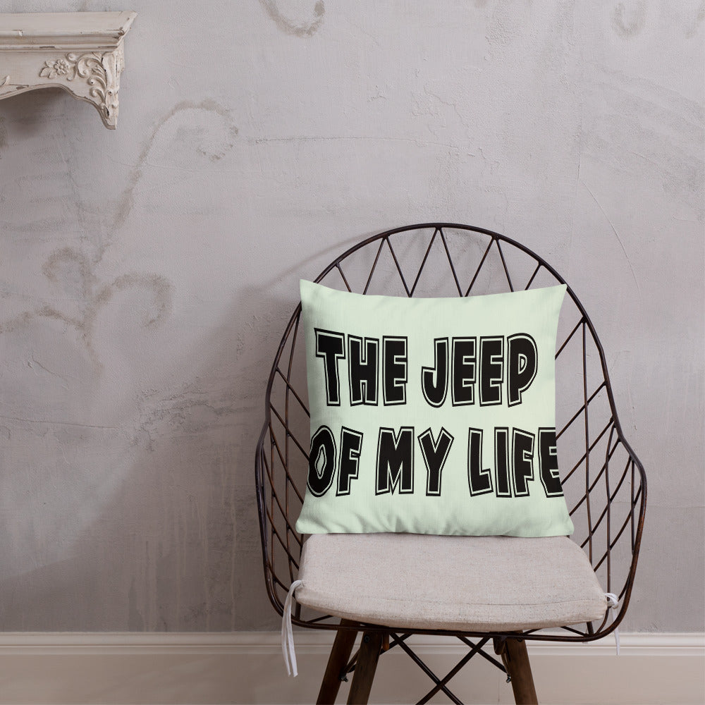 Coussin The Jeep of my life "Haut de Gamme"