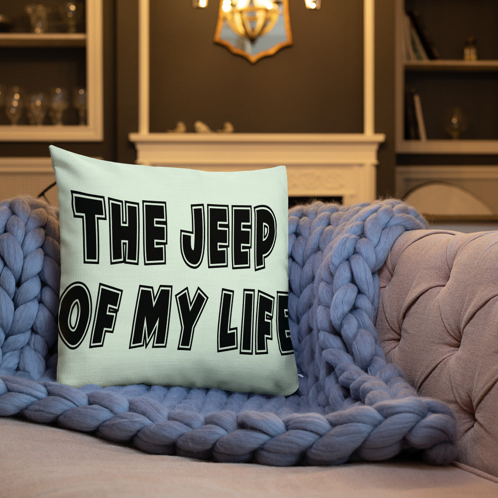 Coussin The Jeep of my life "Haut de Gamme"