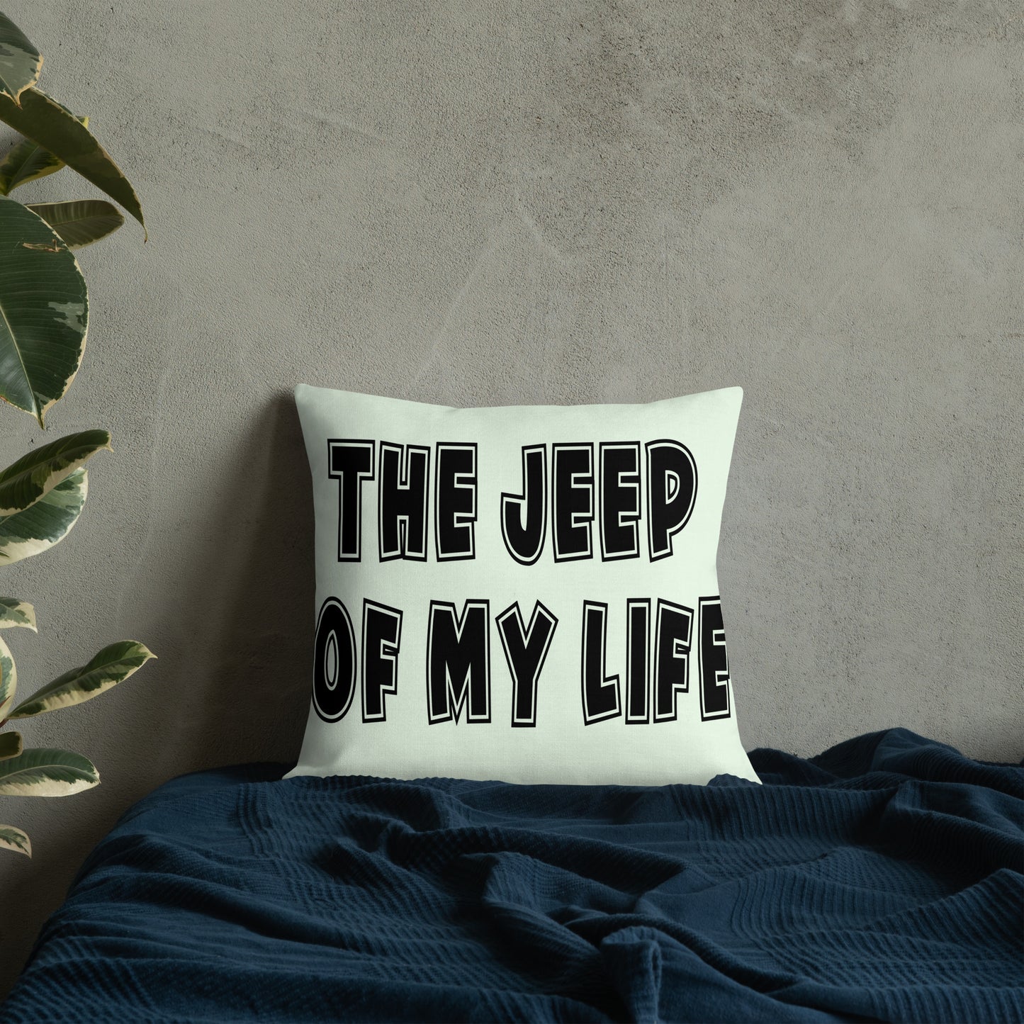 Coussin The Jeep of my life "Haut de Gamme"
