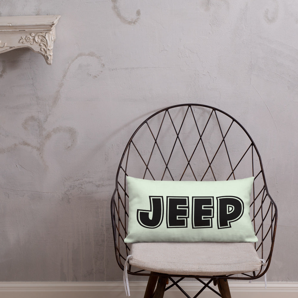 Coussin The Jeep of my life "Haut de Gamme"