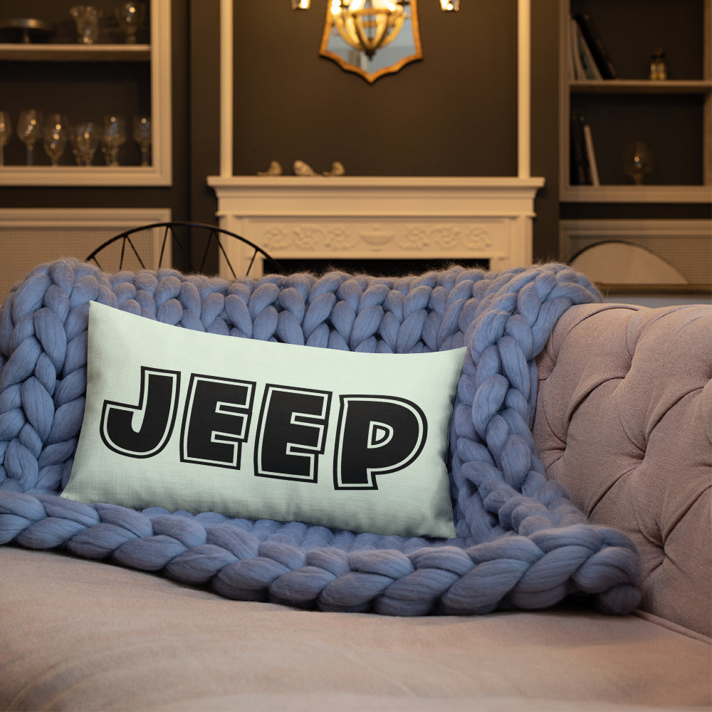 Coussin The Jeep of my life "Haut de Gamme"