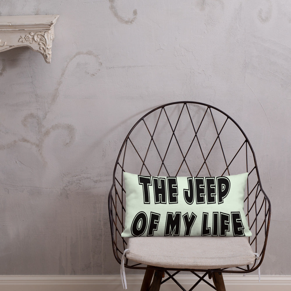 Coussin The Jeep of my life "Haut de Gamme"