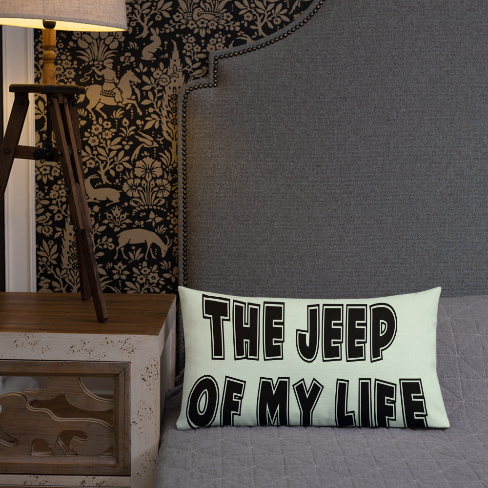 Coussin The Jeep of my life "Haut de Gamme"