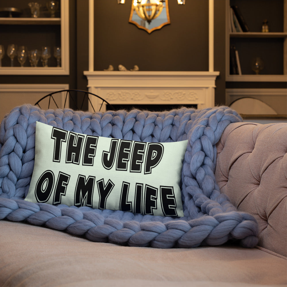 Coussin The Jeep of my life "Haut de Gamme"