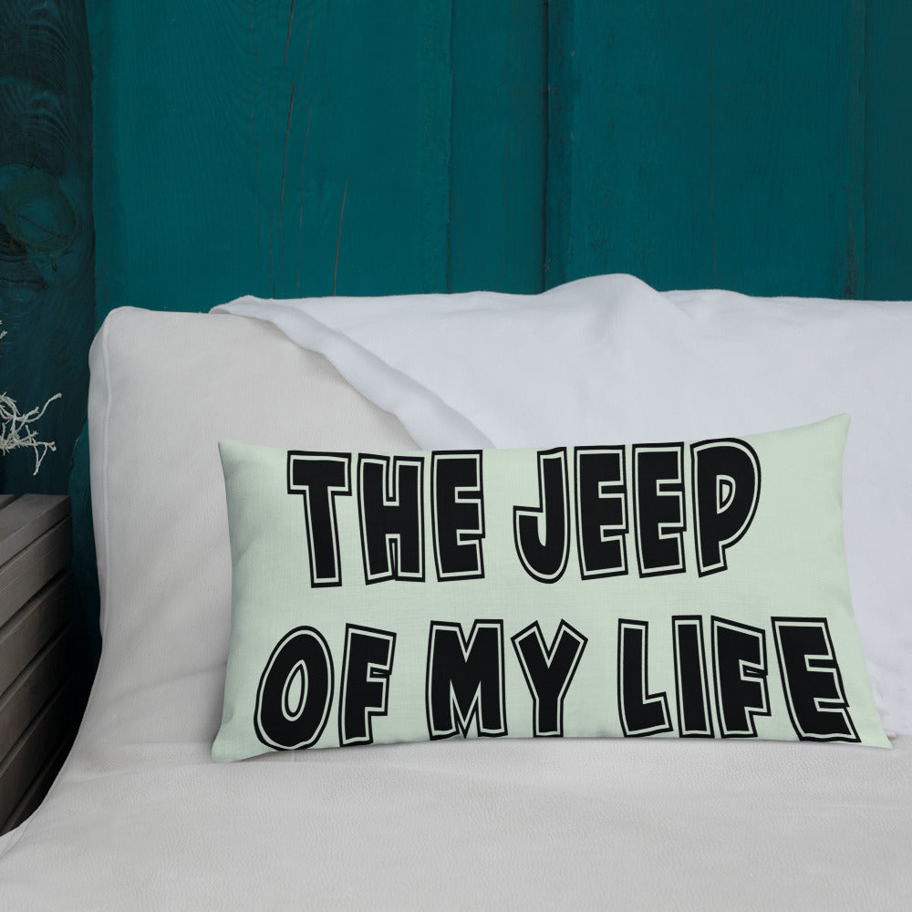 Coussin The Jeep of my life "Haut de Gamme"