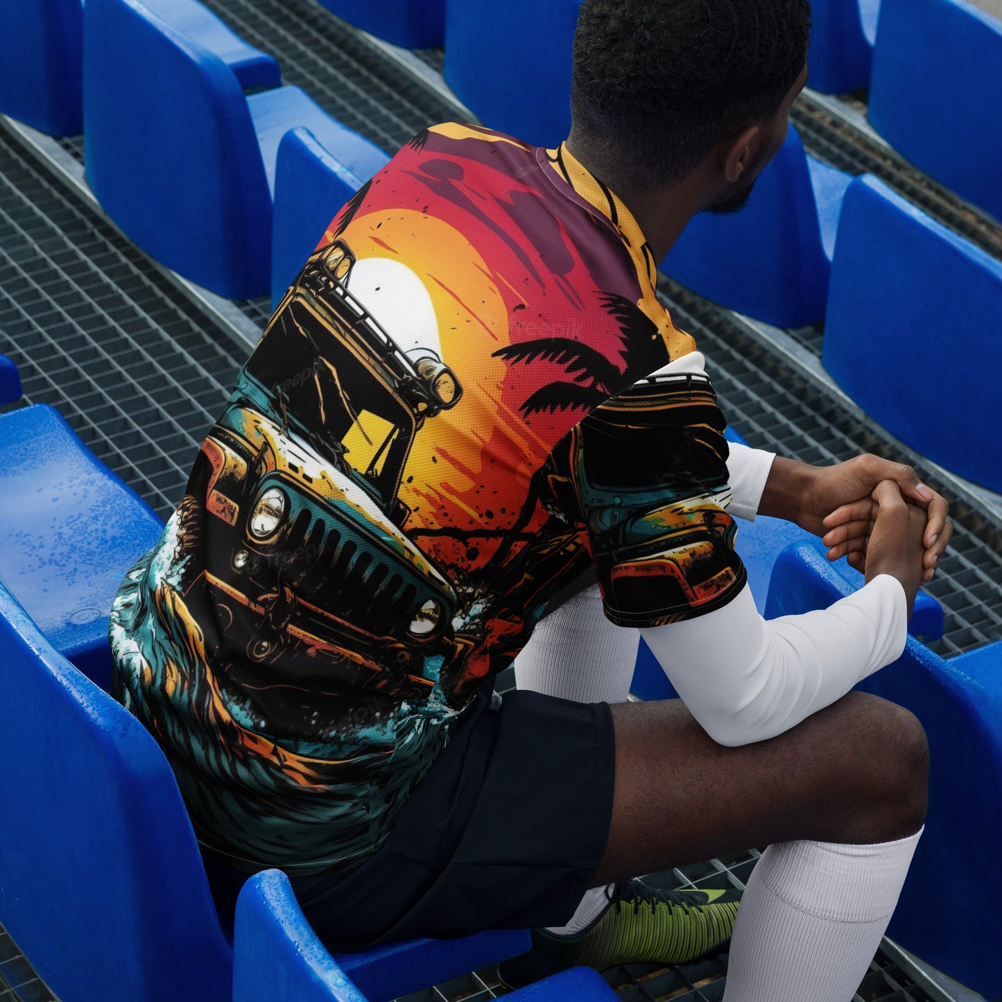 Maillot, t-shirt Wrangler all over unisexe