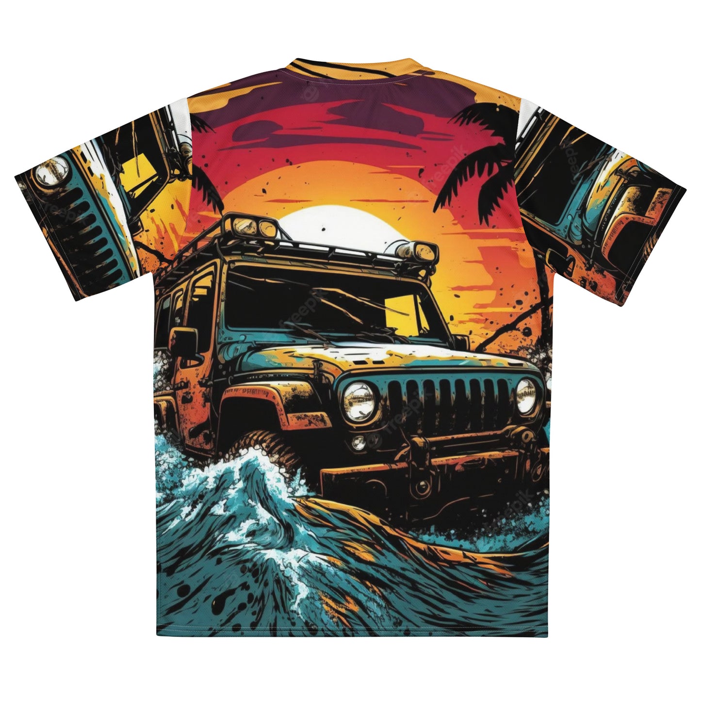 Maillot, t-shirt Wrangler all over unisexe