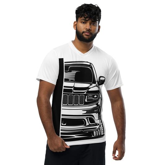 Maillot, t-shirt Grand Cherokee all over unisexe