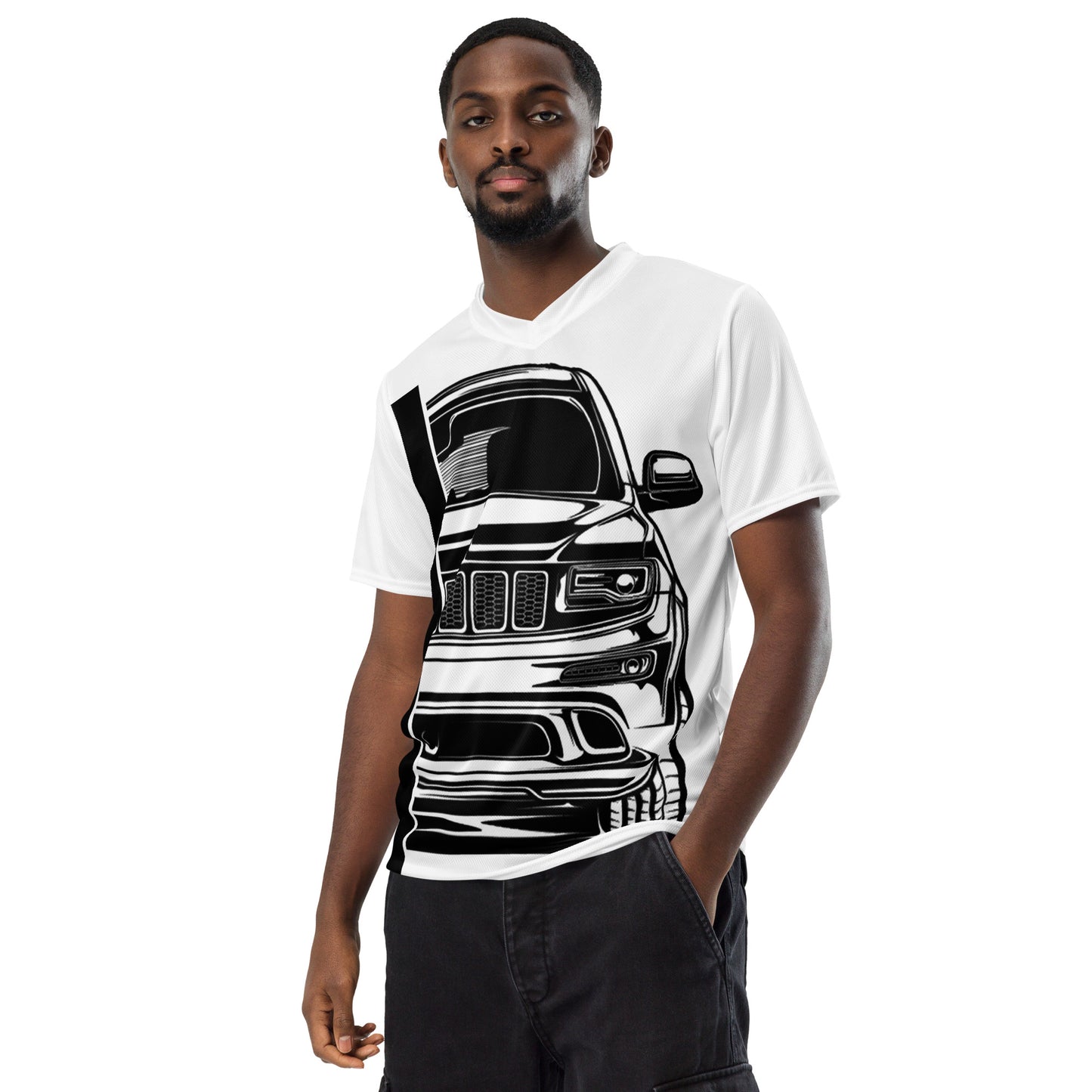 Maillot, t-shirt Grand Cherokee all over unisexe