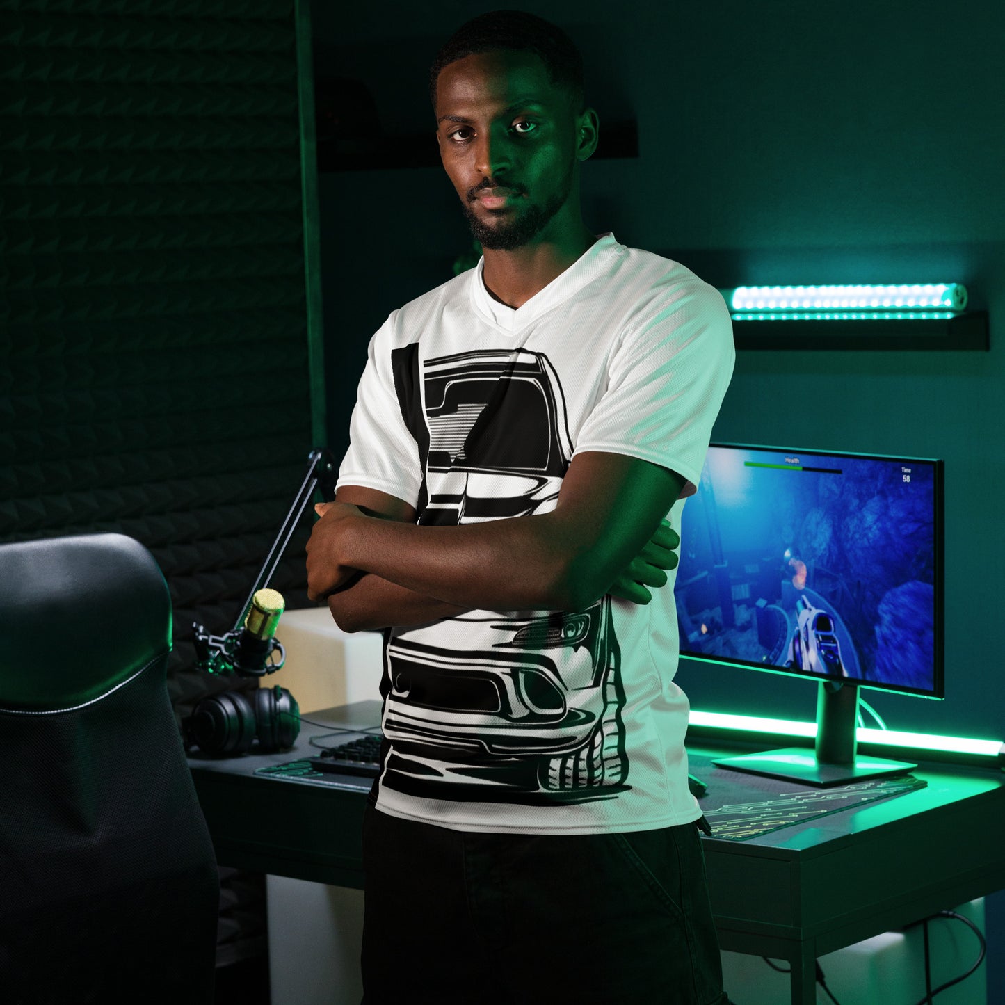 Maillot, t-shirt Grand Cherokee all over unisexe