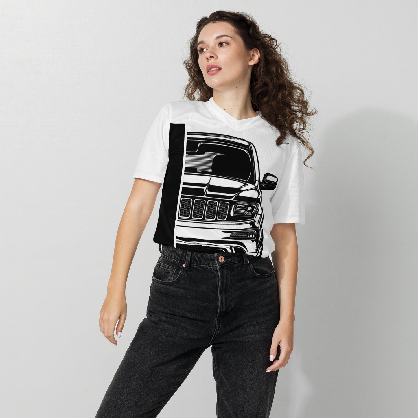 Maillot, t-shirt Grand Cherokee all over unisexe