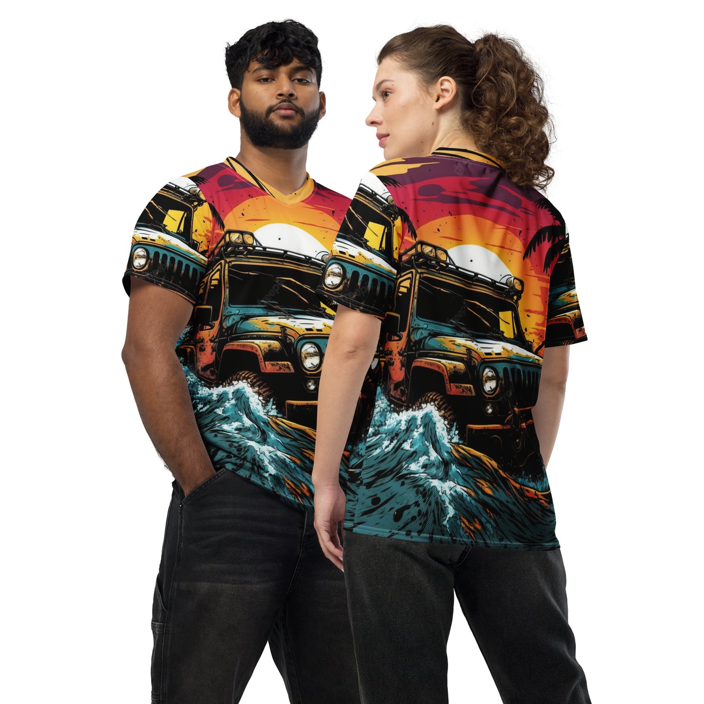 Maillot, t-shirt Wrangler all over unisexe