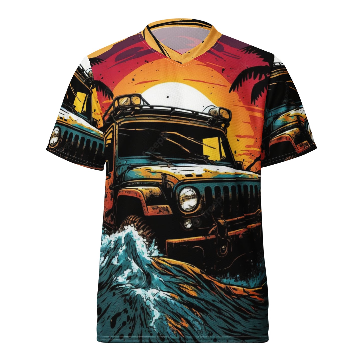 Maillot, t-shirt Wrangler all over unisexe