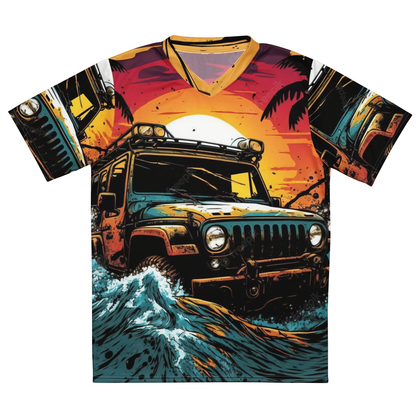 Maillot, t-shirt Wrangler all over unisexe