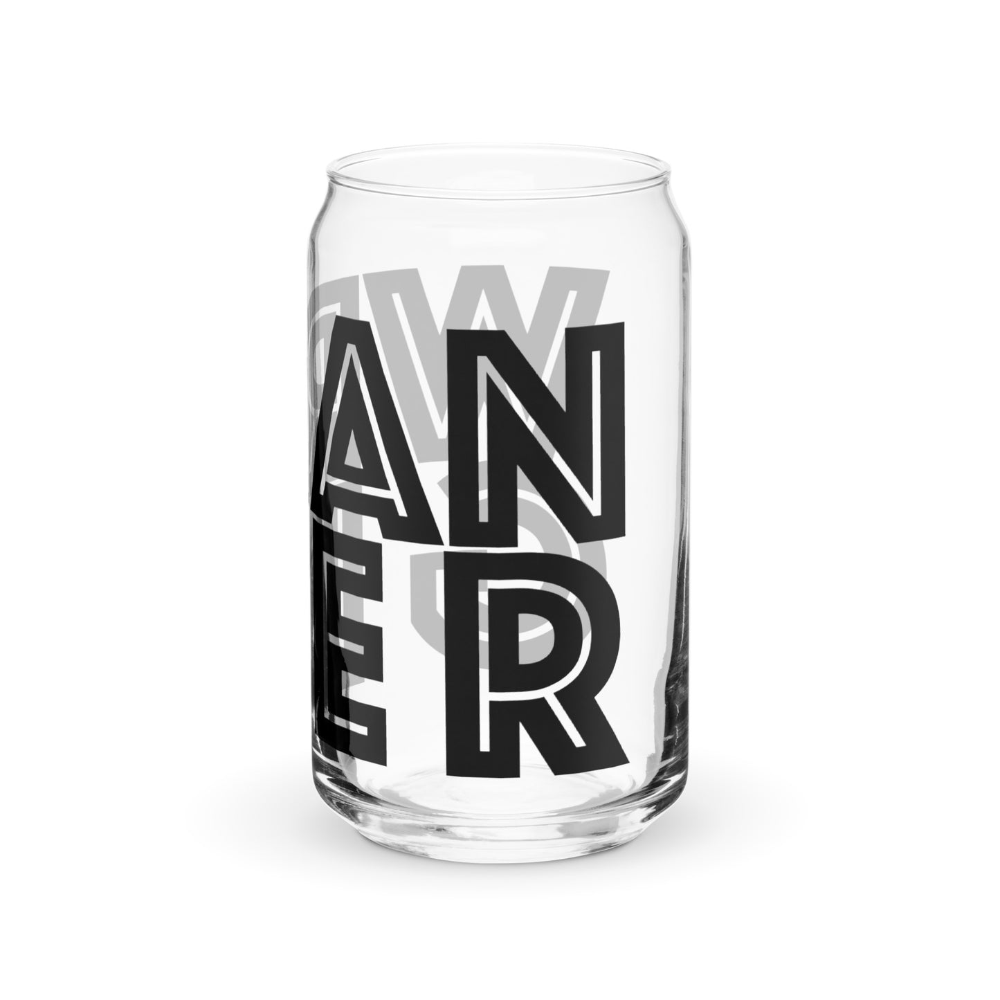 Verre Wrangler en forme de canette