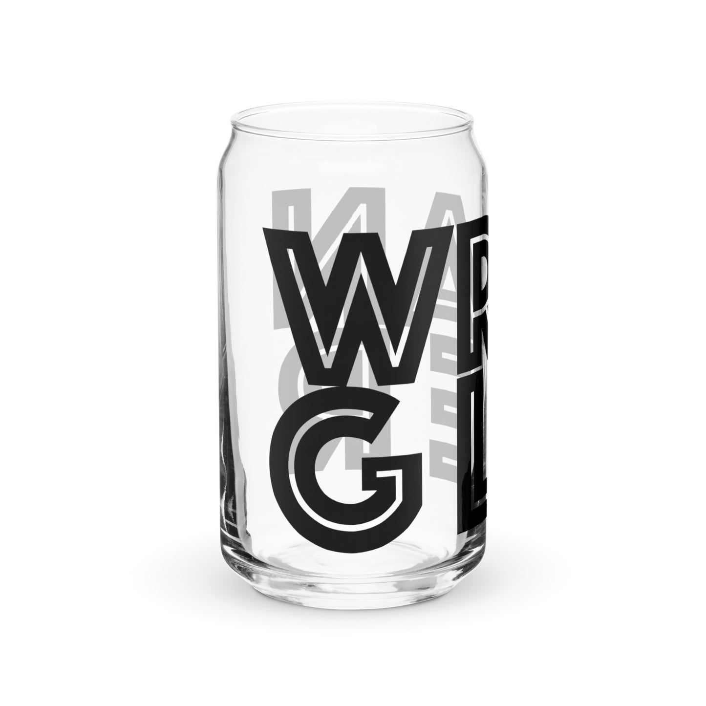 Verre Wrangler en forme de canette