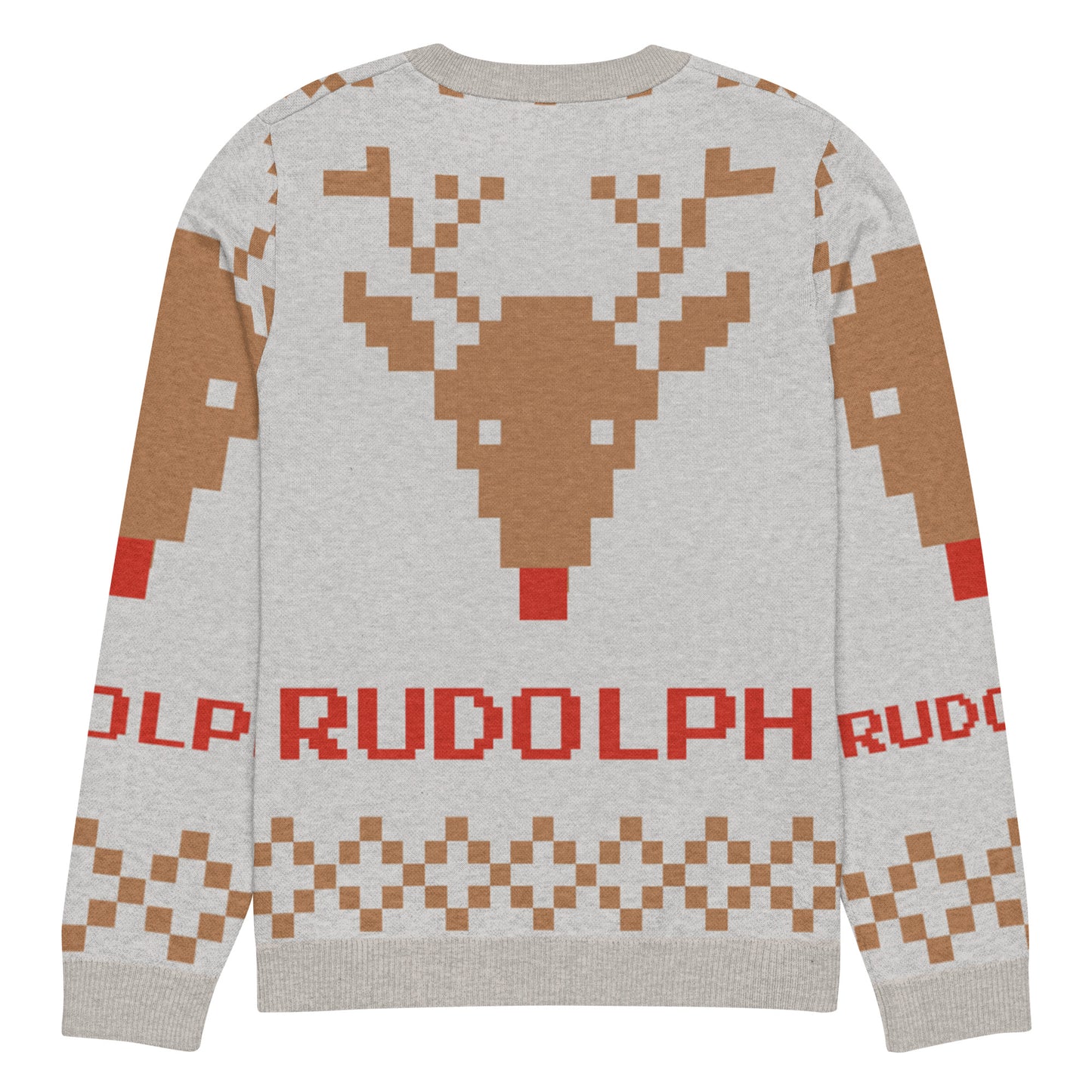 Pull tricoté ras-du-cou "Pull Moche de Noël"