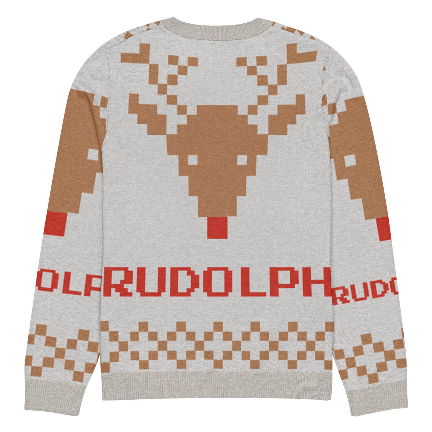 Pull tricoté ras-du-cou "Pull Moche de Noël"