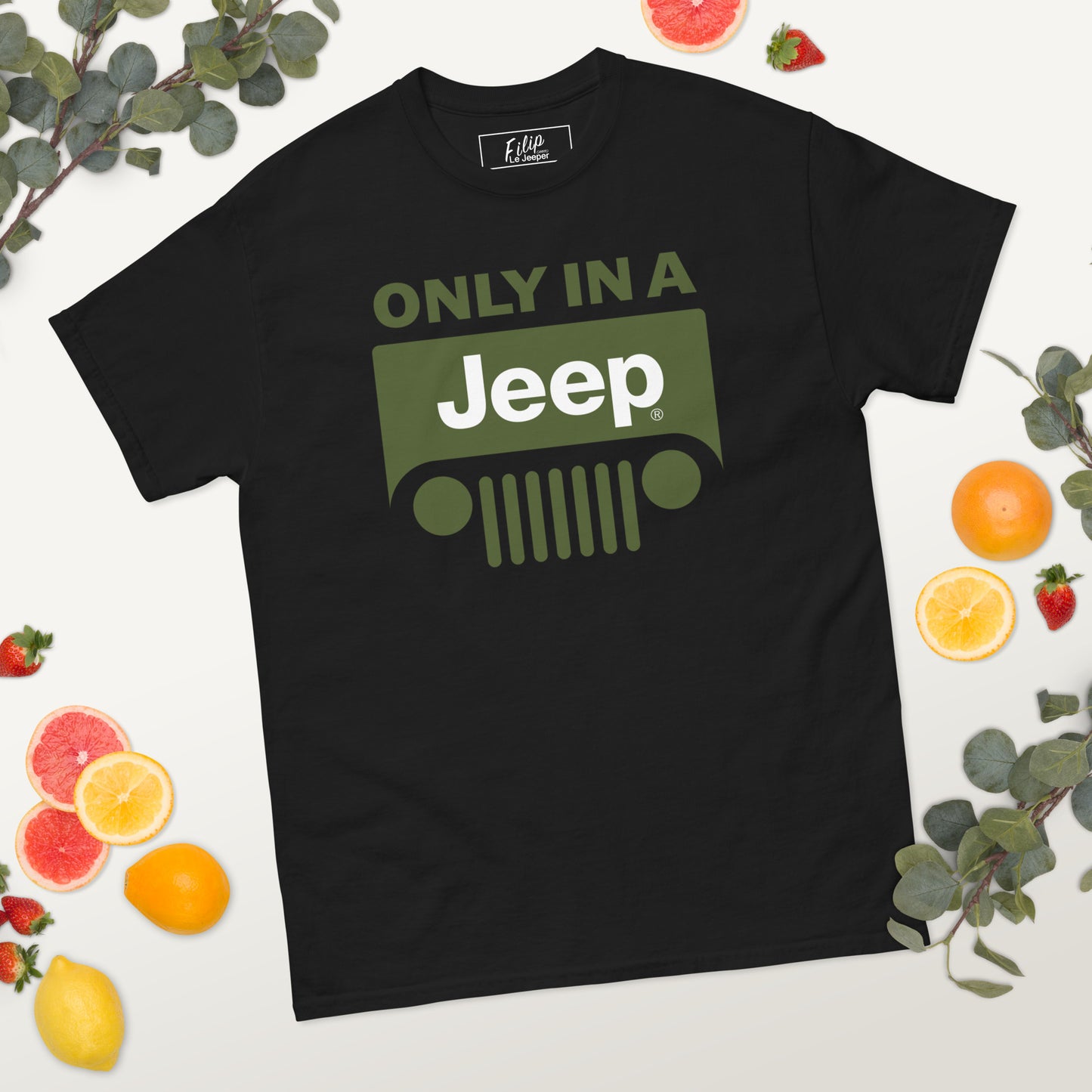 T-shirt avec logo Jeep vert pour homme