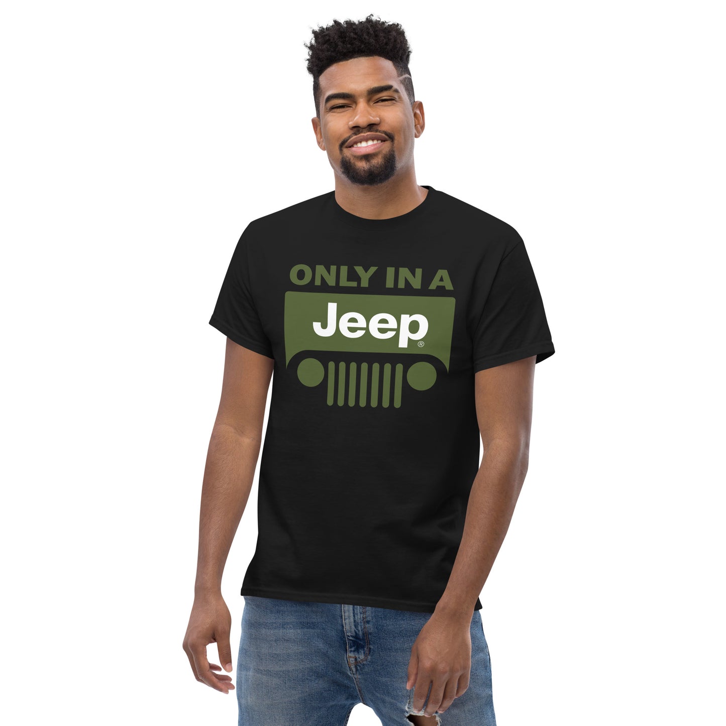 T-shirt avec logo Jeep vert pour homme