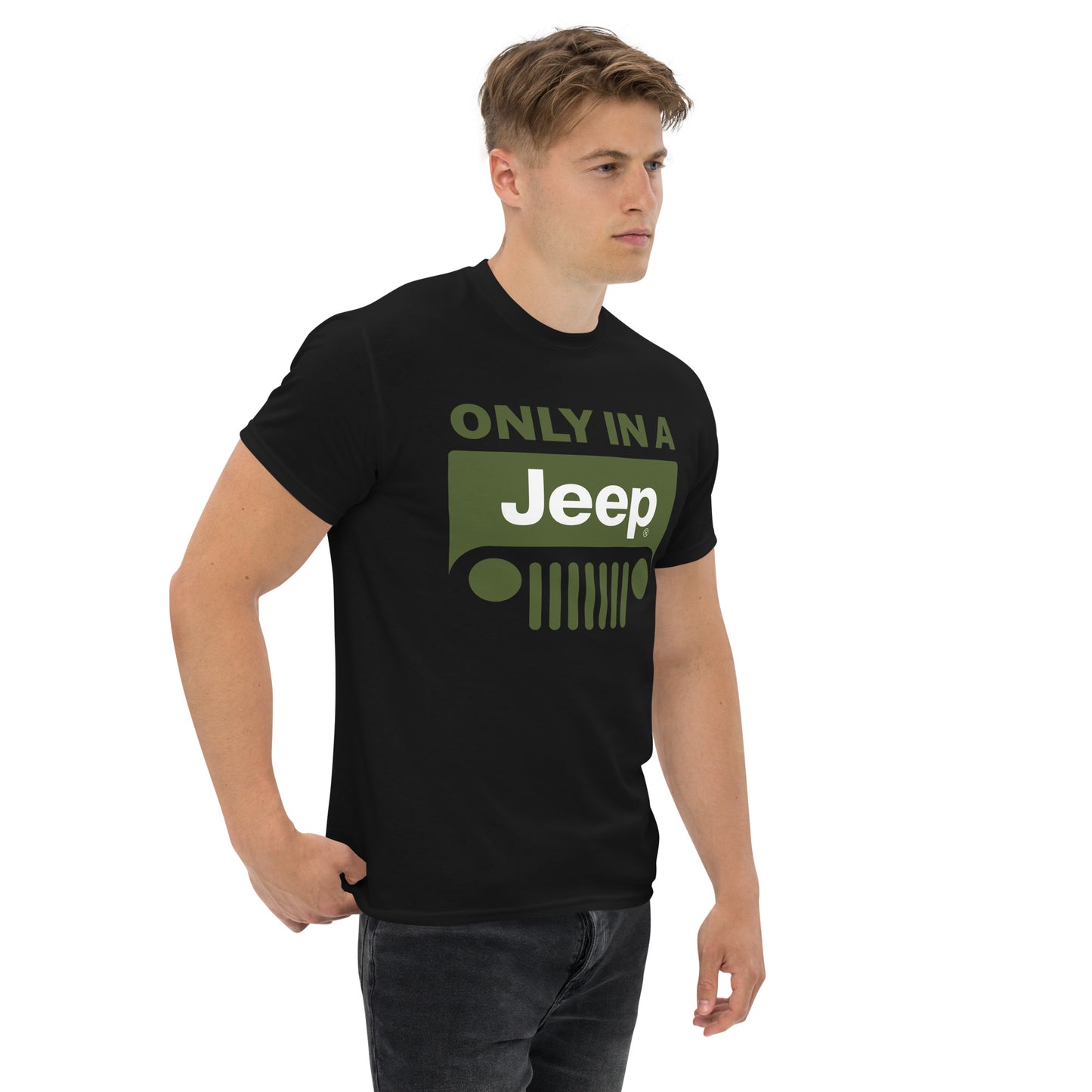 T-shirt avec logo Jeep vert pour homme