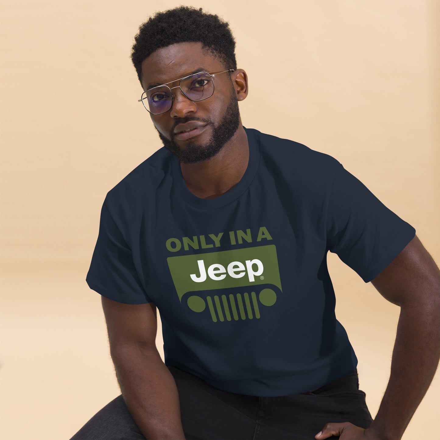 T-shirt avec logo Jeep vert pour homme