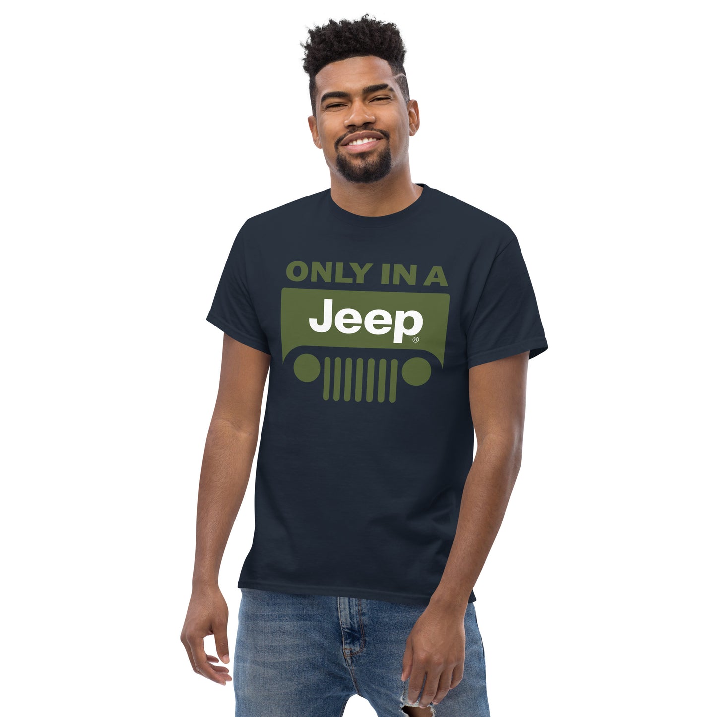 T-shirt avec logo Jeep vert pour homme