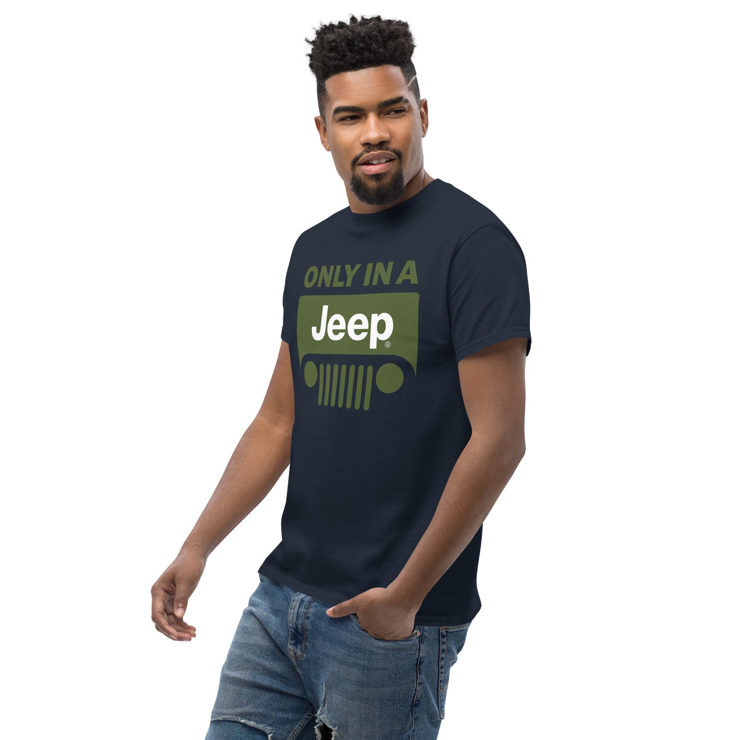 T-shirt avec logo Jeep vert pour homme