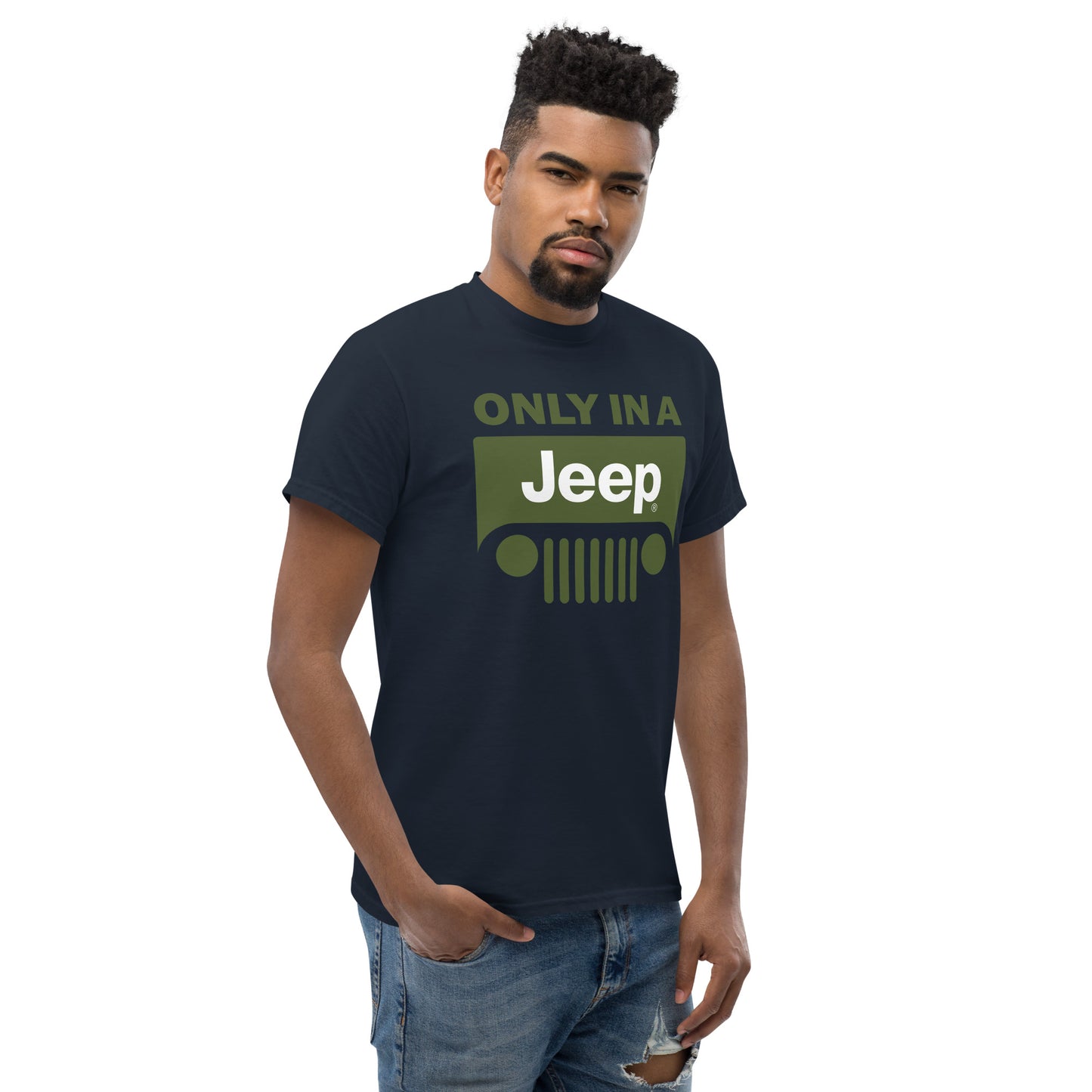 T-shirt avec logo Jeep vert pour homme