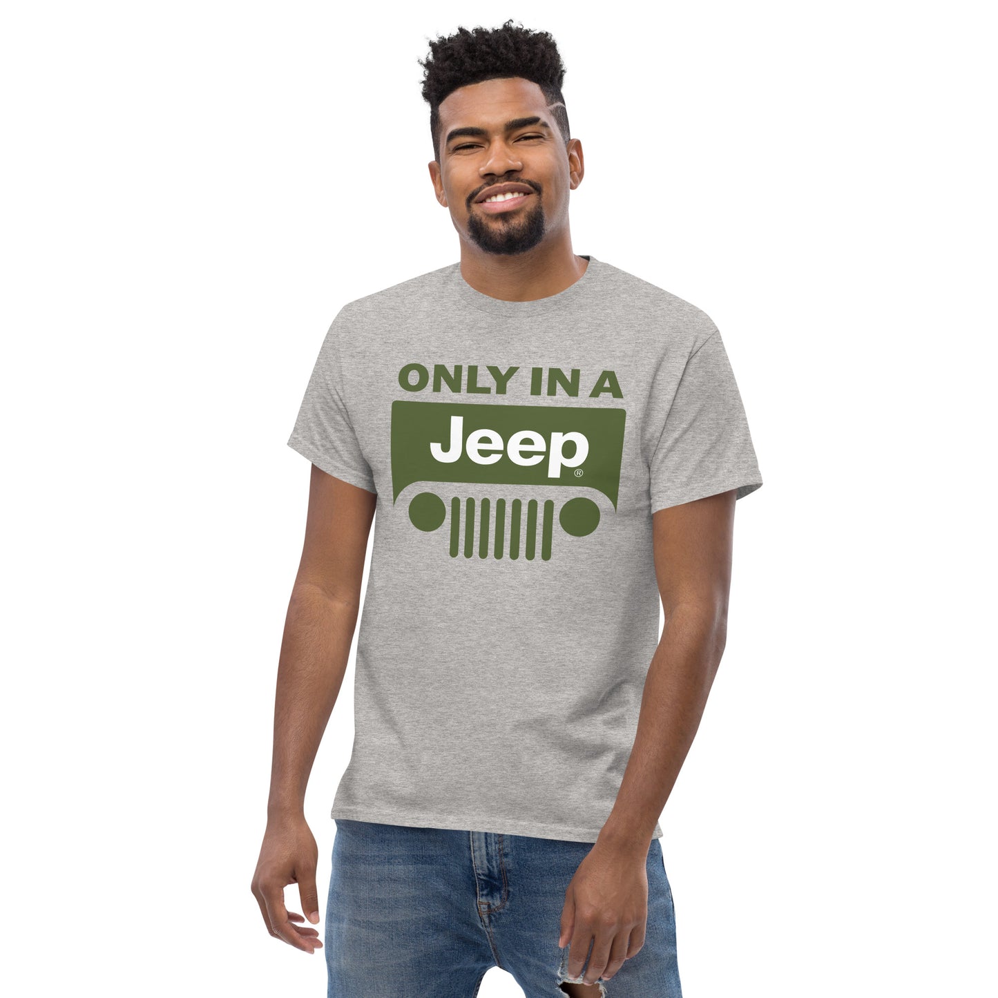 T-shirt avec logo Jeep vert pour homme