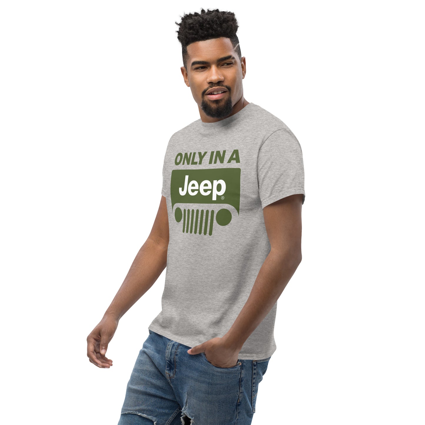 T-shirt avec logo Jeep vert pour homme