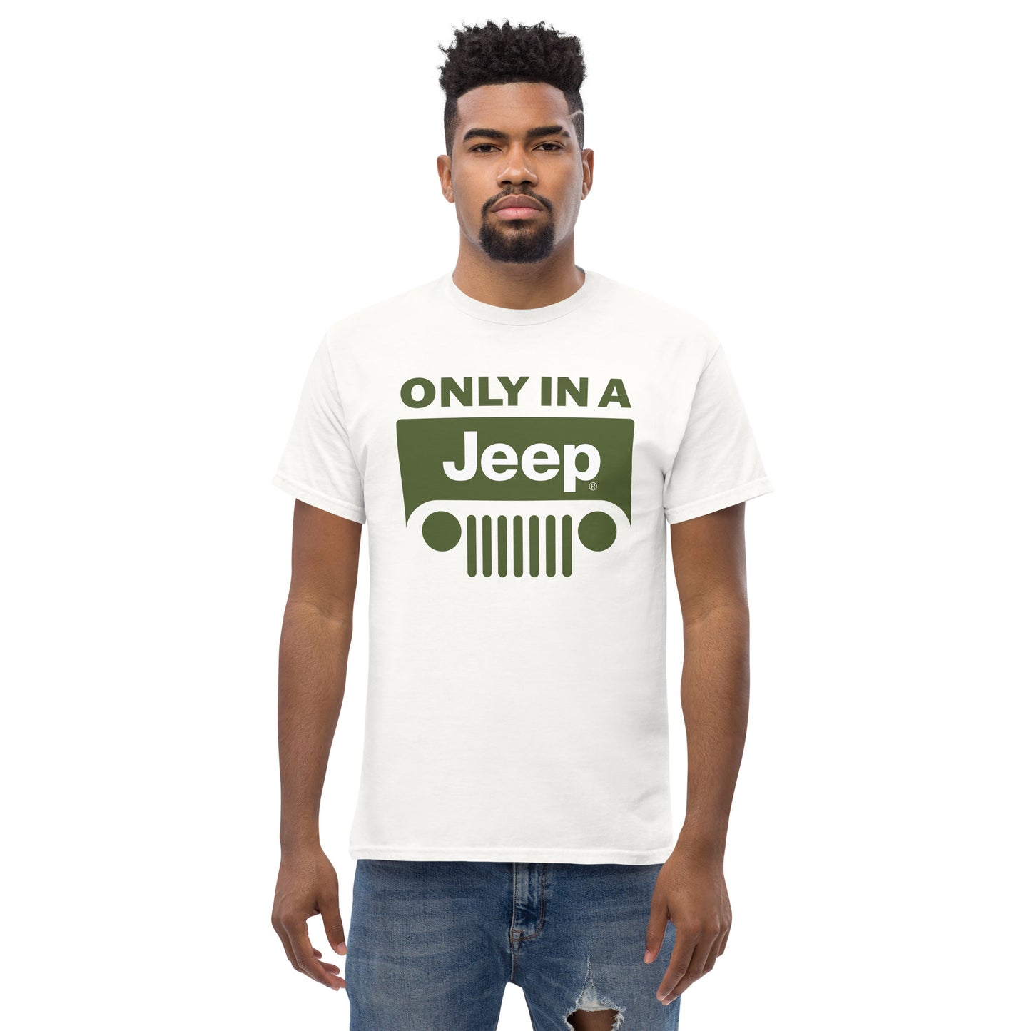 T-shirt avec logo Jeep vert pour homme