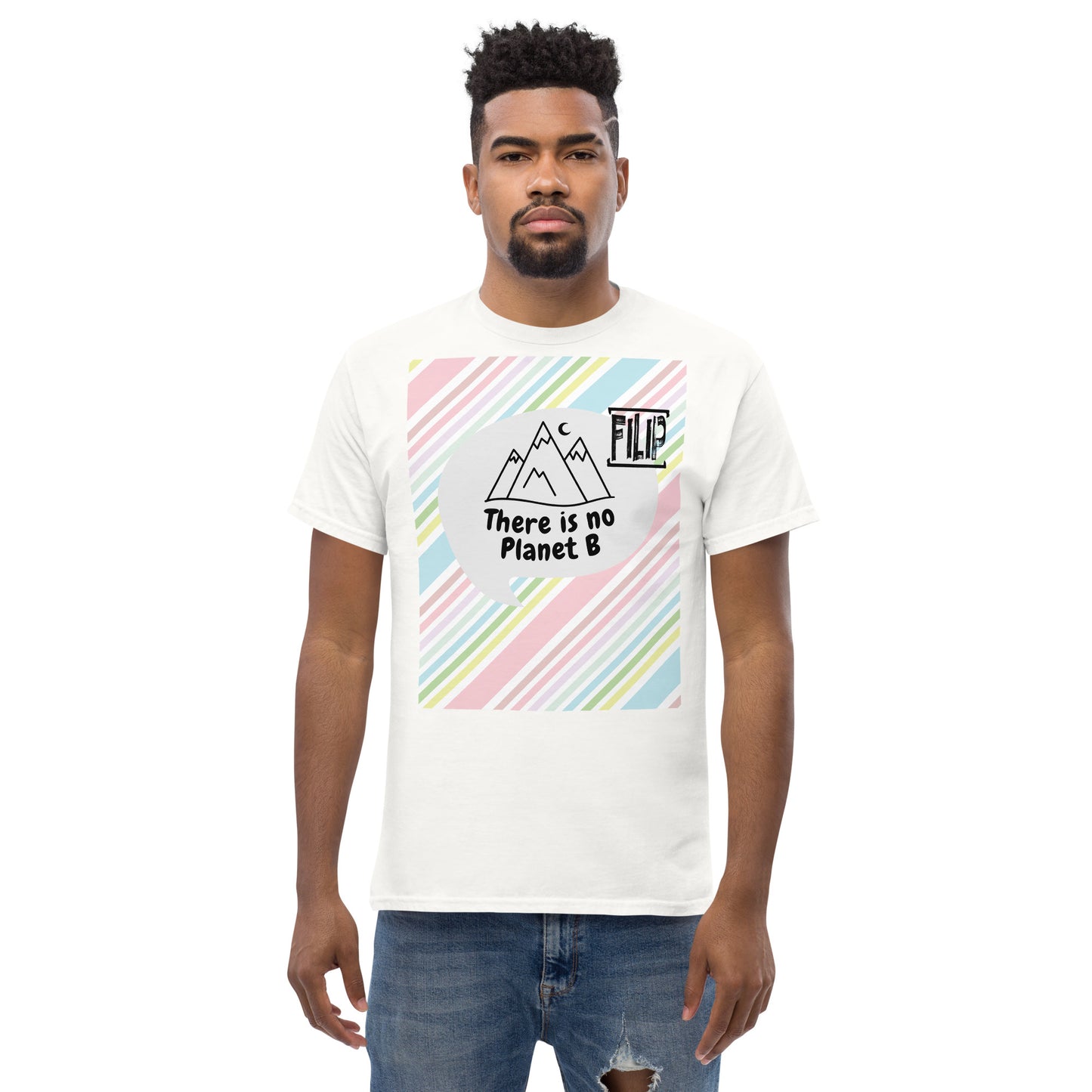 T-shirt Filip pour homme "There is not planet B"