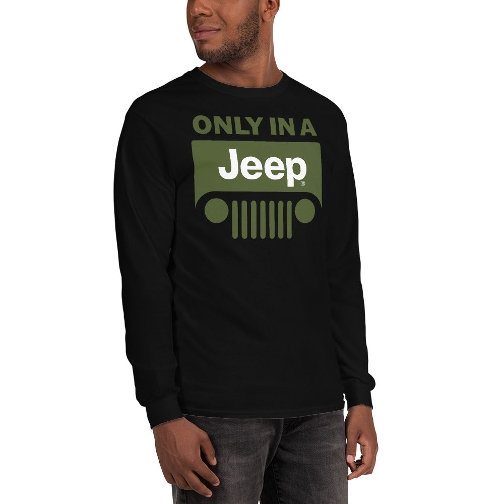 T-shirt Jeep avec logo avec manches longues pour homme