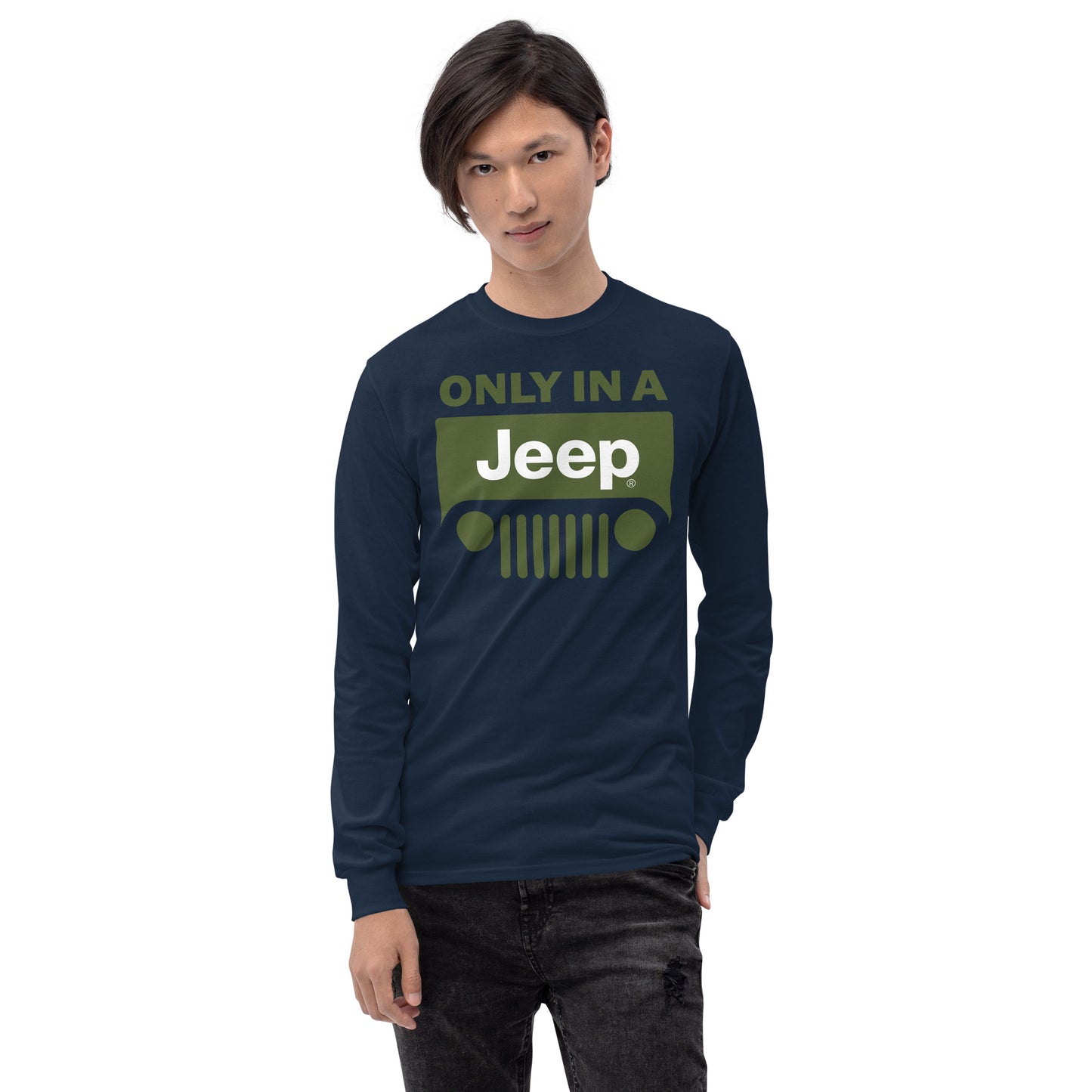 T-shirt Jeep avec logo avec manches longues pour homme