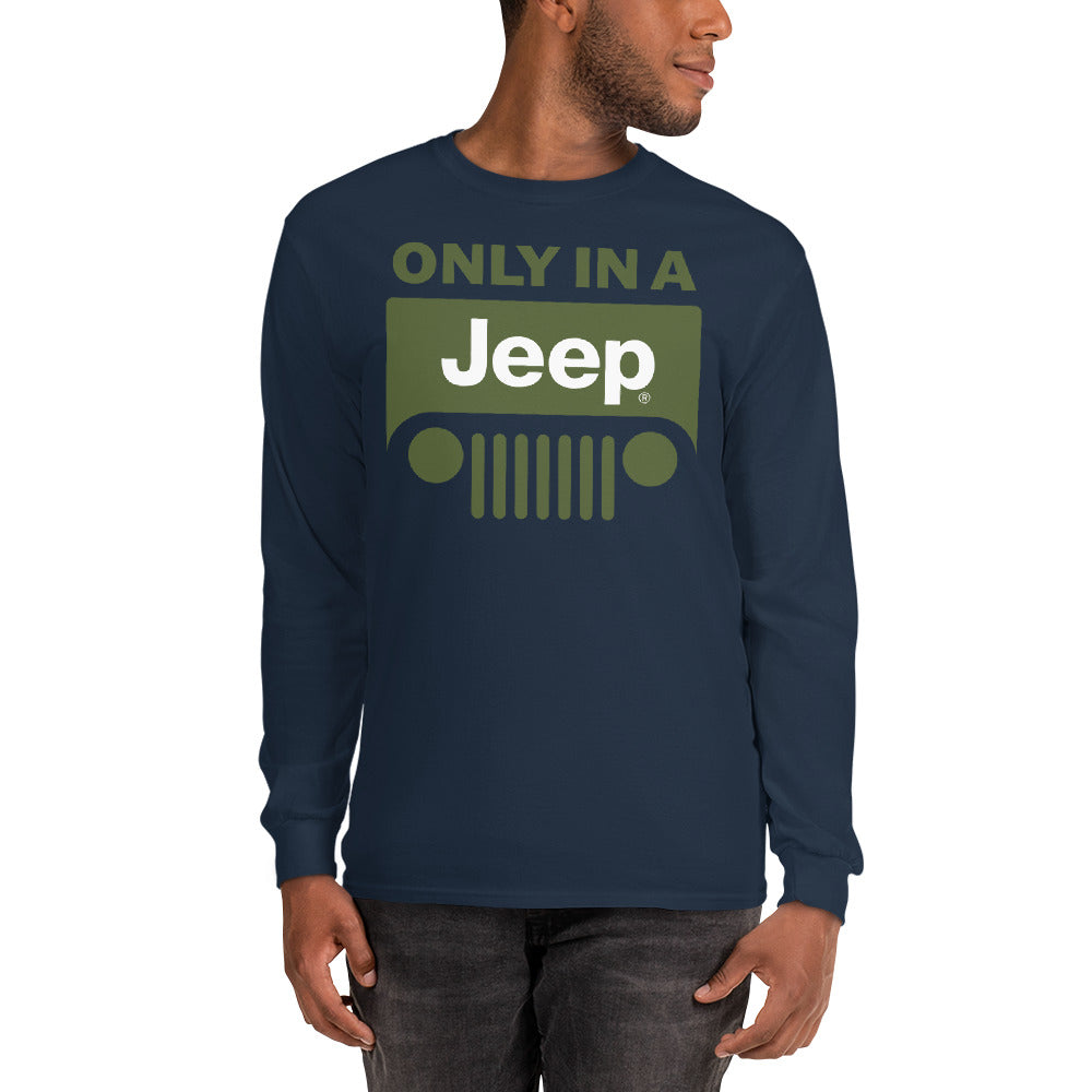 T-shirt Jeep avec logo avec manches longues pour homme