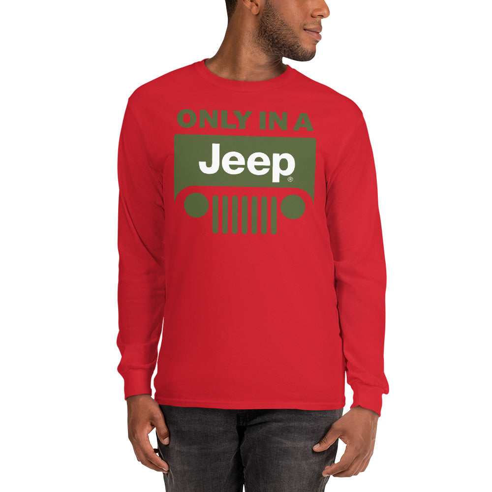 T-shirt Jeep avec logo avec manches longues pour homme