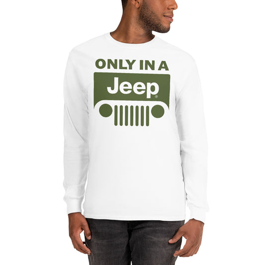 T-shirt Jeep avec logo avec manches longues pour homme