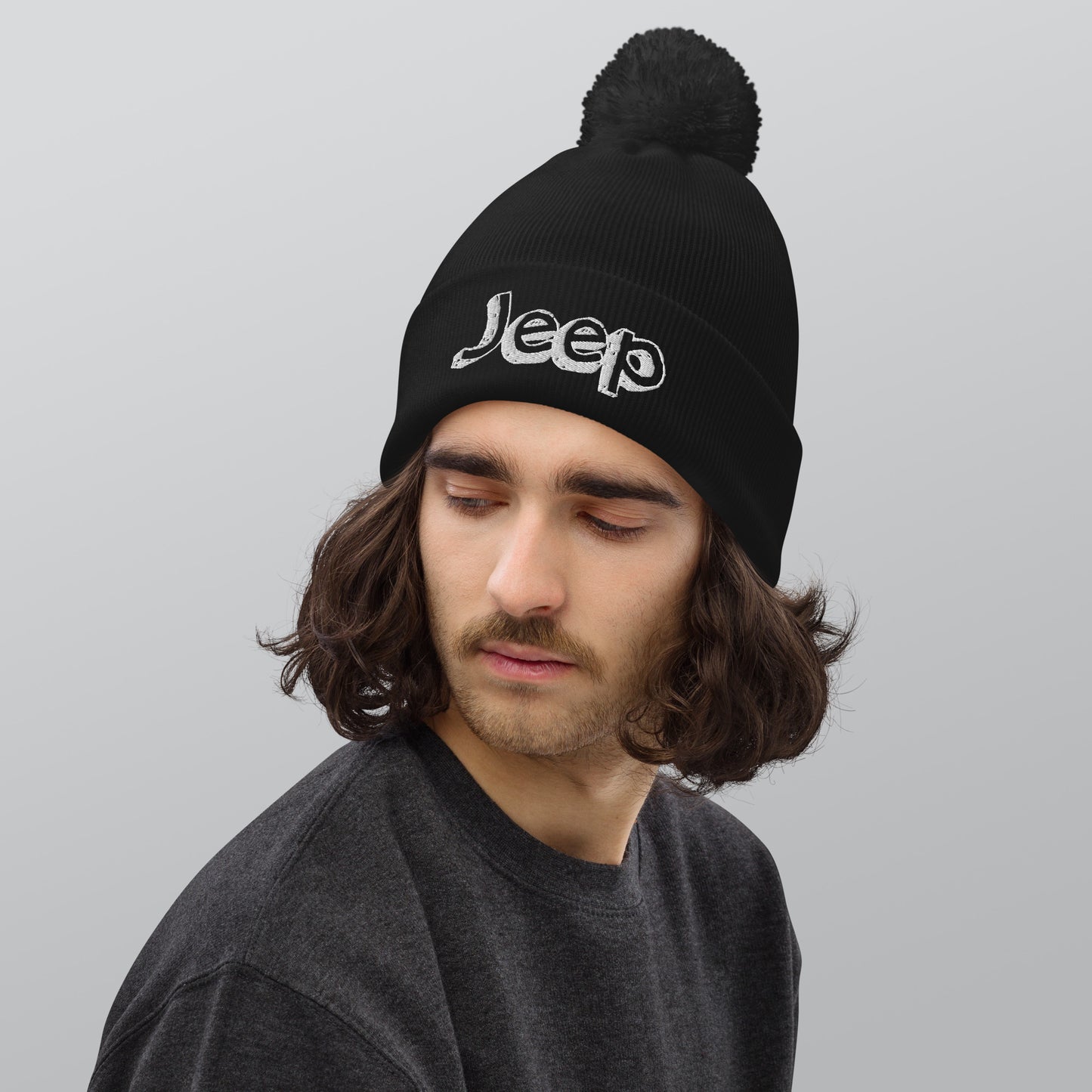 Bonnet Jeep à pompon