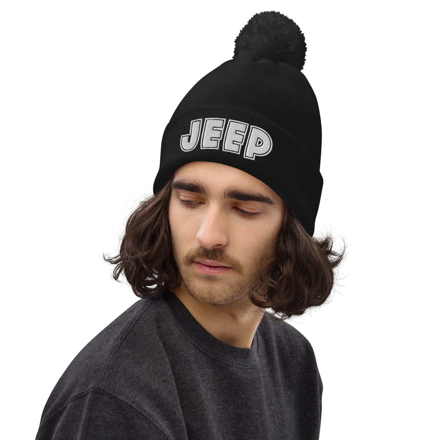 Bonnet Jeep à pompon