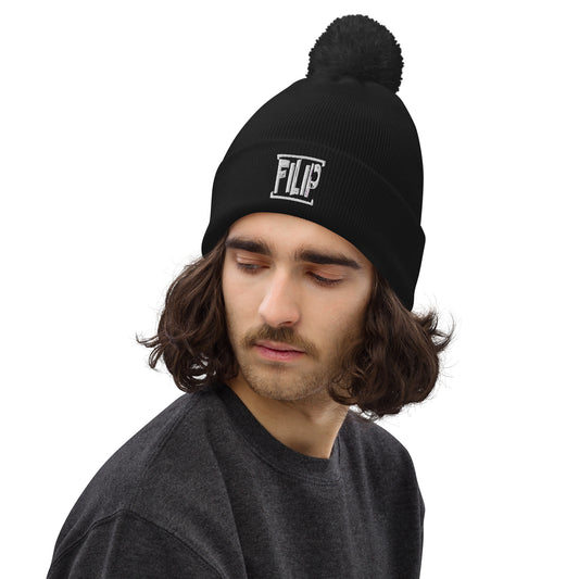 Bonnet Filip avec pompon unisexe