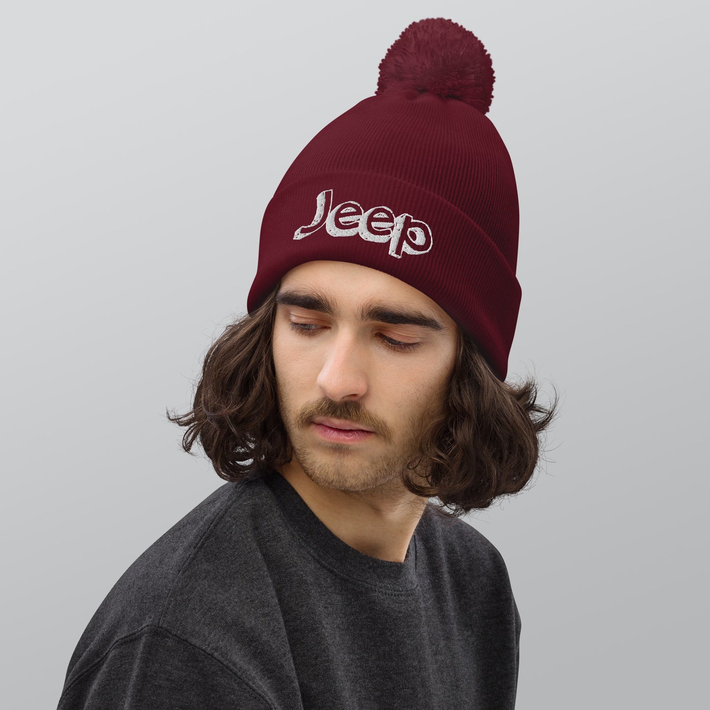 Bonnet Jeep à pompon