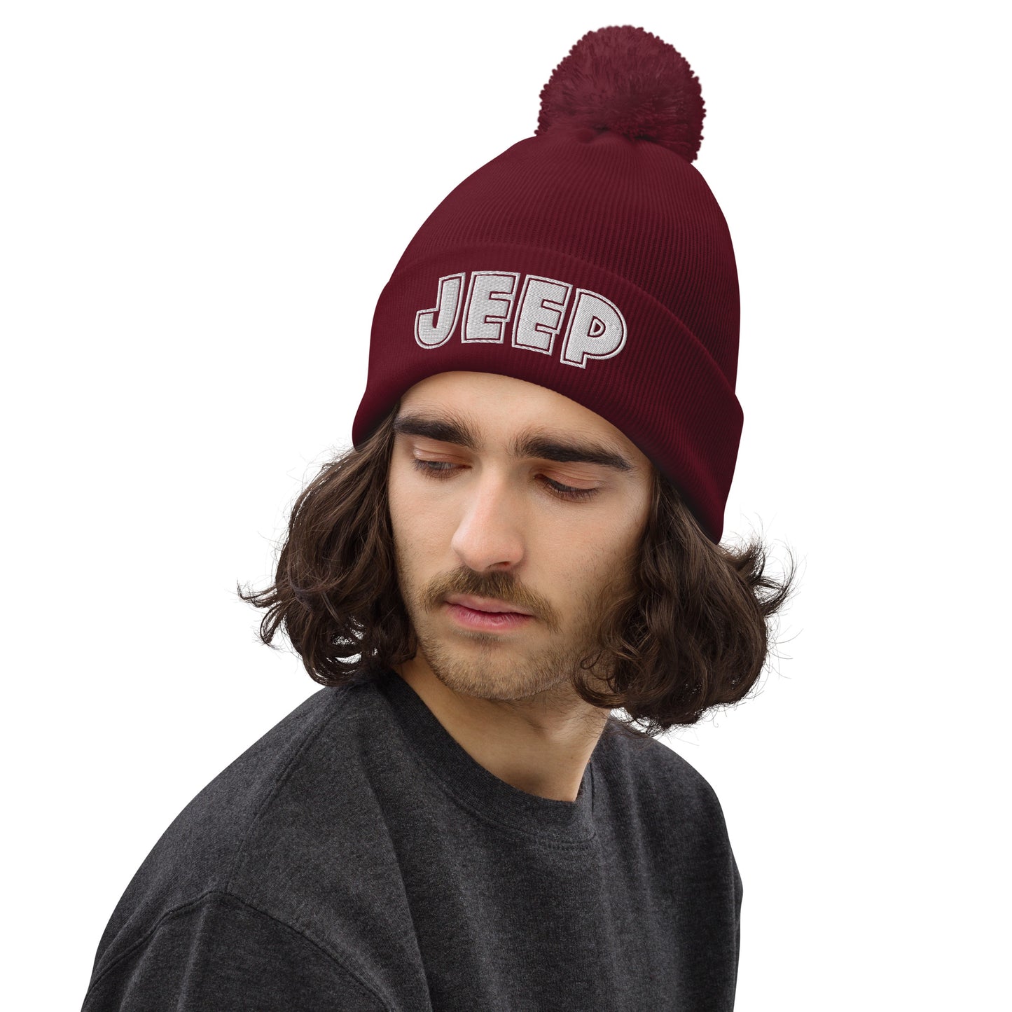 Bonnet Jeep à pompon