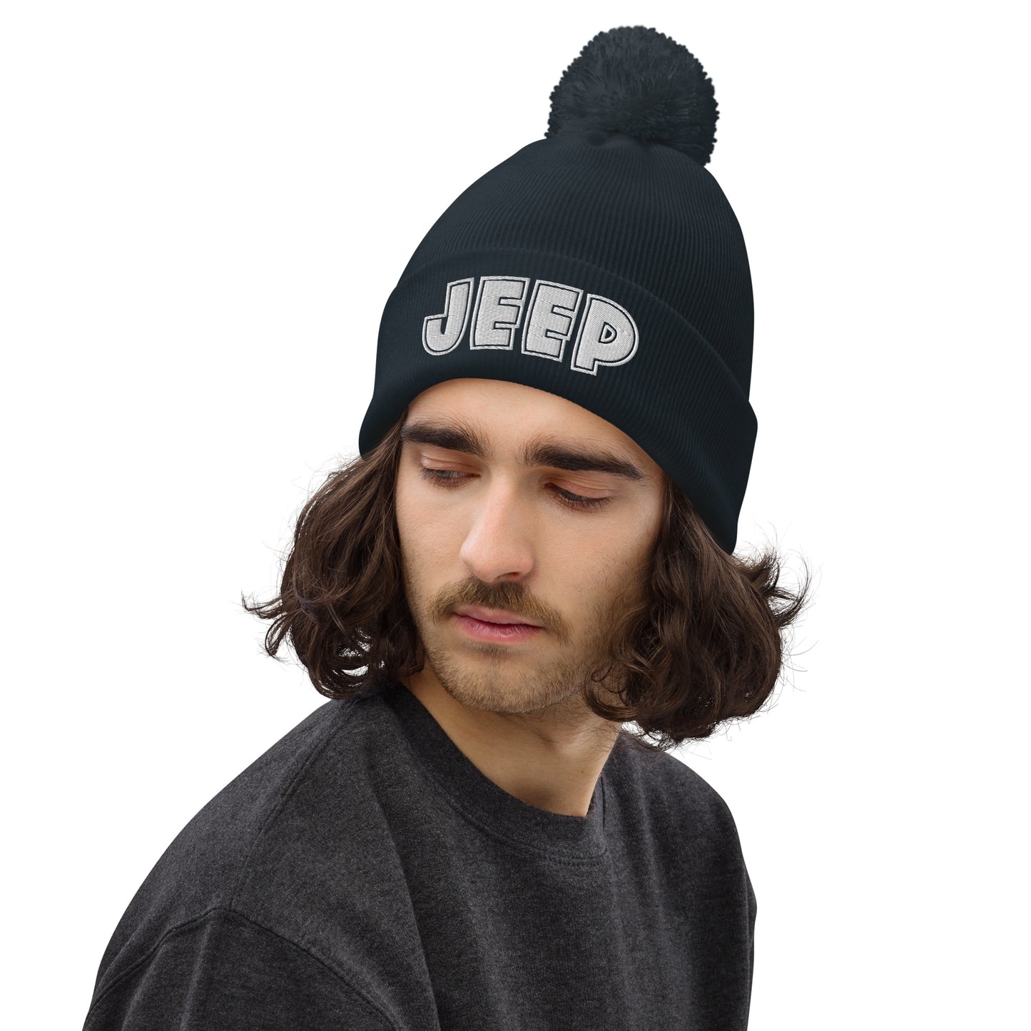 Bonnet Jeep à pompon