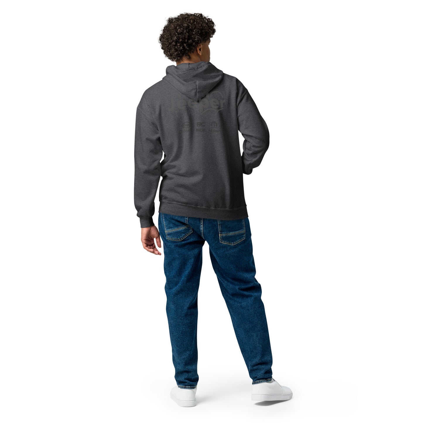 Sweat à capuche épais unisexe à fermeture éclair "Jeeper Store"