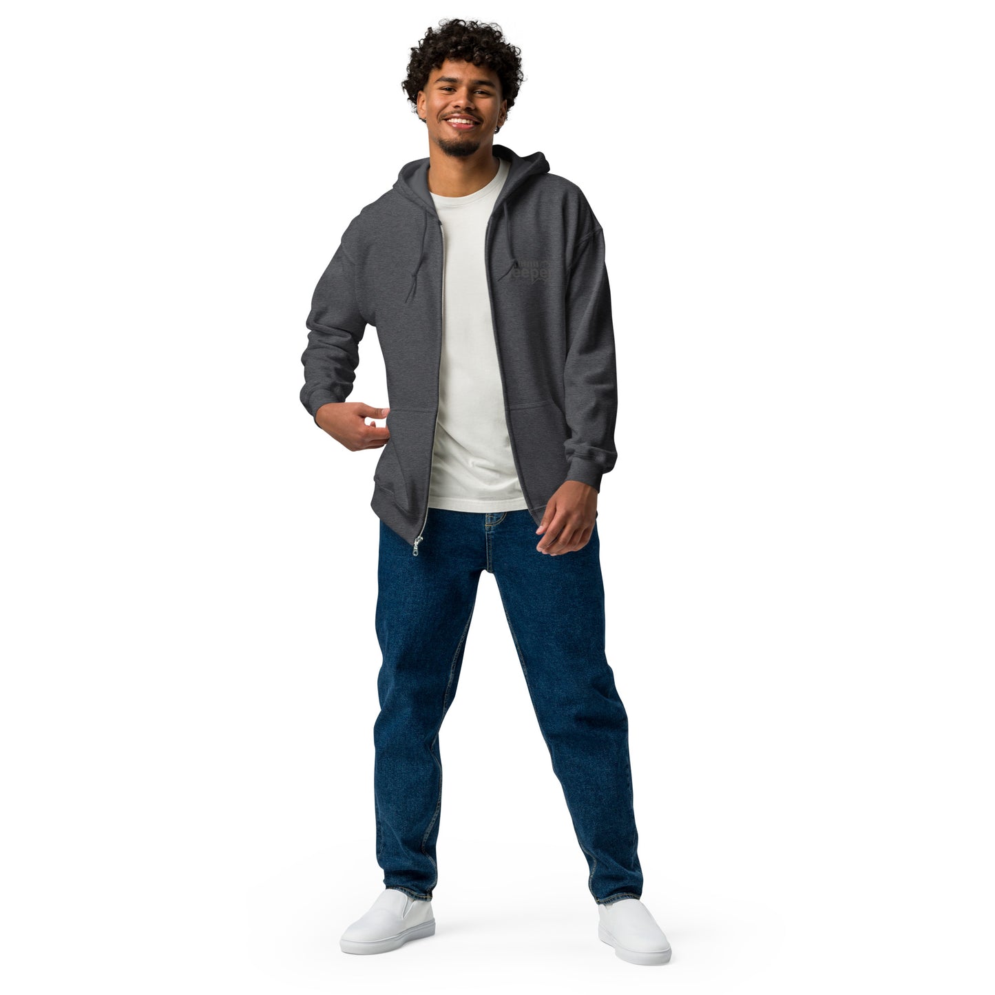 Sweat à capuche épais unisexe à fermeture éclair "Jeeper Store"