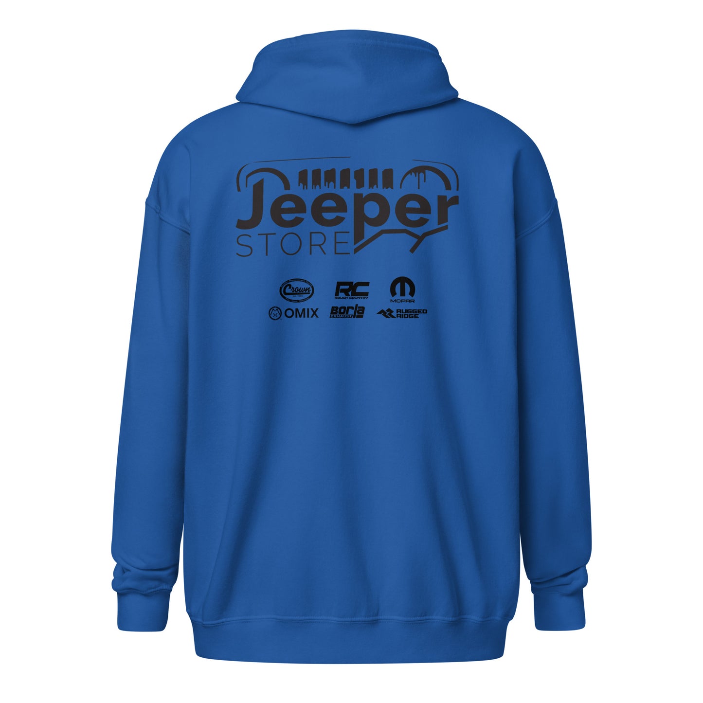 Sweat à capuche épais unisexe à fermeture éclair "Jeeper Store"