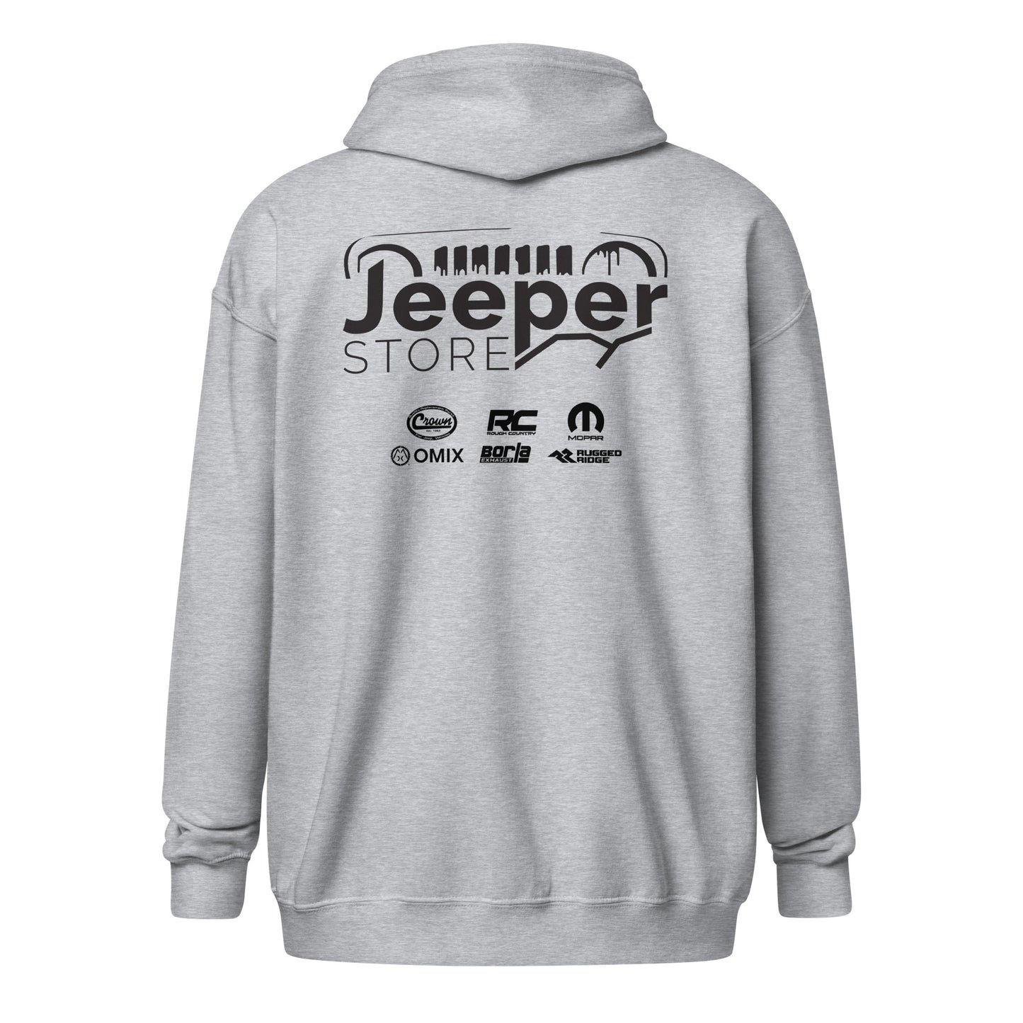 Sweat à capuche épais unisexe à fermeture éclair "Jeeper Store"